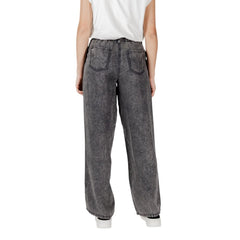 Nur schwarze Lyocell-Hose