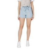 Nur hellblaue Lyocell-Shorts