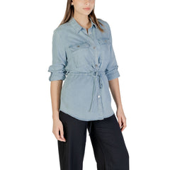 Chemise Tencel bleu clair uniquement