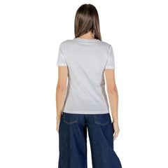 Nur orangefarbenes Baumwoll-T-Shirt