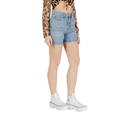 Short en coton bleu clair ICHI