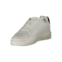 Baskets Calvin Klein en cuir blanc pour homme
