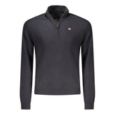 Pull en laine noire pour homme Napapijri