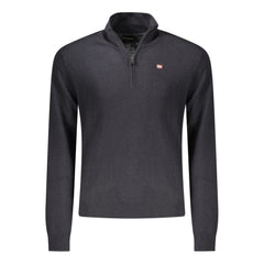 Pull en laine noire pour homme Napapijri
