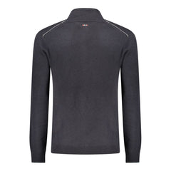 Pull en laine noire pour homme Napapijri