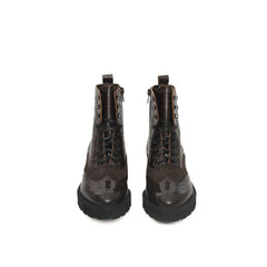 Bottes Cerruti 1881 en cuir marron pour femmes