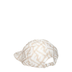 Fendi Beige Silk Caps (Baseball Hat)