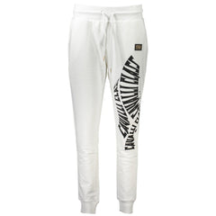 Pantalon en coton blanc Cavalli Class