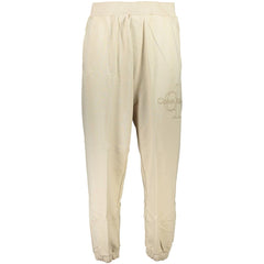 Pantalon en coton beige Calvin Klein