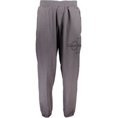 Pantalon en coton gris Calvin Klein