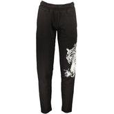 Pantalon en coton noir Cavalli Class