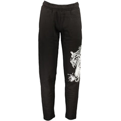 Pantalon en coton noir Cavalli Class