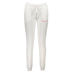 Pantalon en coton blanc Cavalli Class