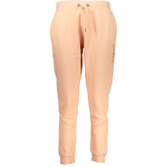 Pantalon en coton rose Cavalli Class