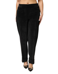 Pantalon habillé droit taille haute noir BENCIVENGA