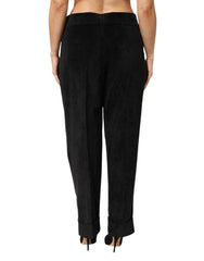 Pantalon habillé droit taille haute noir BENCIVENGA