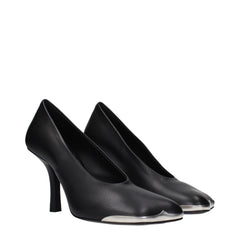 Burberry Black Leather Pumps