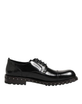 Chaussures Derby habillées pour homme Dolce & Gabbana en cuir noir clouté