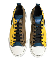 Dolce & Gabbana Večbarvne Nizeke Tenisice z Logotipom iz Bombaža