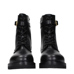 Celine Black Leather Ankle Boots