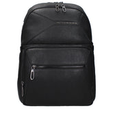 Piquadro Black Leather Backpacks