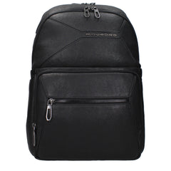 Piquadro Black Leather Backpacks