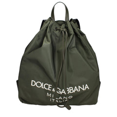 Dolce & Gabbana Green Nylon Backpacks