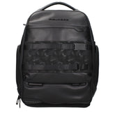 Piquadro Black Leather Backpacks