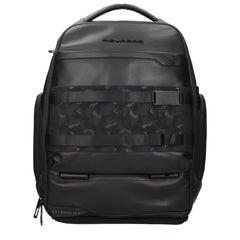 Piquadro Black Leather Backpacks