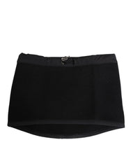 Étole en dentelle noire Dolce & Gabbana, tricotée, logo DG, taille unique, pour homme