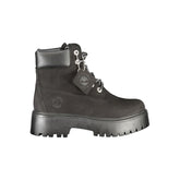 Timberland Damenstiefel aus schwarzem Leder