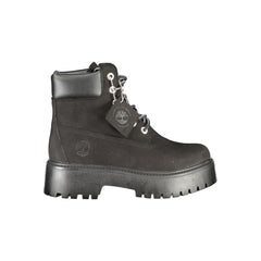 Bottes Timberland en cuir noir pour femmes
