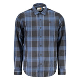 Chemise Timberland bleue en coton pour homme