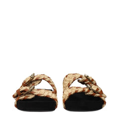 Isabel Marant Beige Raffia Hausschuhe Sandalen