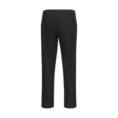 Maison Margiela Black Fleece Wool Casual Pants