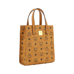 MCM Aren Mini Tote Borsa in Pelle con Logo