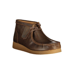 Baskets Clarks en cuir marron pour homme