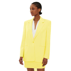 Blazer jaune en polyester Patrizia Pepe