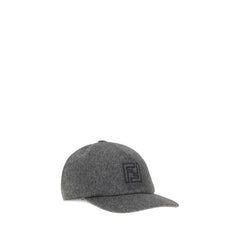 Casquette de baseball en laine Fendi