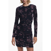 Robe Desigual bleue en polyester pour femme