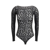 Wolford Leo String Body mit Tiermotiven