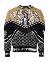 Dolce & Gabbana Mehrfarbiger Tradizione E Devotion Sweatshirt-Pullover