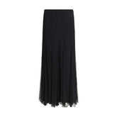 Chloé Silk Long Skirt