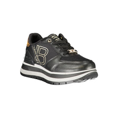 Baskets Laura Biagiotti noires en polyester pour femmes