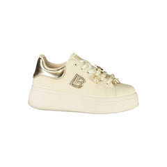 Laura Biagiotti Beige Polyester Damen-Sneaker