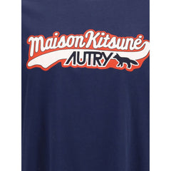 Baumwoll-T-Shirt von Autry X Maison Kitsuné