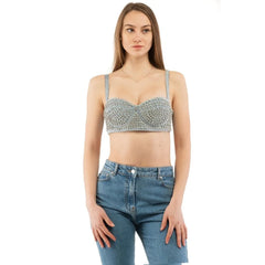 Moschino Multicolor Cotton Tank Tops - S