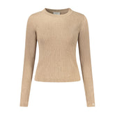 Pepe Jeans Beige Baumwollpullover für Damen