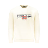 Pull en coton beige Napapijri pour homme