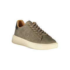 Blauer grauer Herren-Sneaker aus Polyester